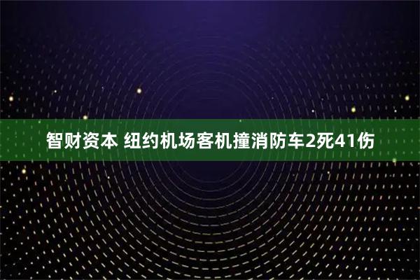 智财资本 纽约机场客机撞消防车2死41伤