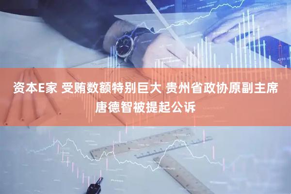 资本E家 受贿数额特别巨大 贵州省政协原副主席唐德智被提起公诉