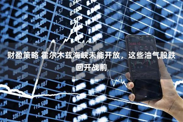 财盈策略 霍尔木兹海峡未能开放，这些油气股跌回开战前